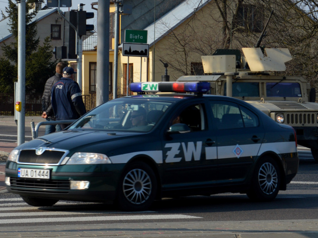 Konwój amerykańskiego wojska przejechał przez Radzyń