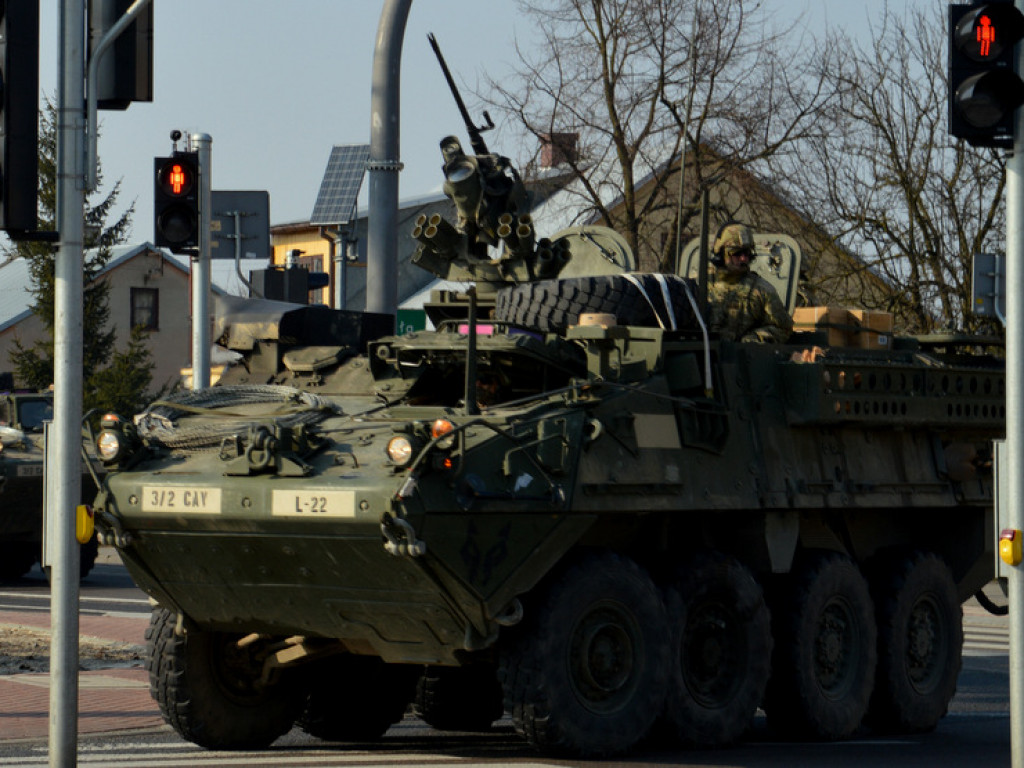Konwój amerykańskiego wojska przejechał przez Radzyń