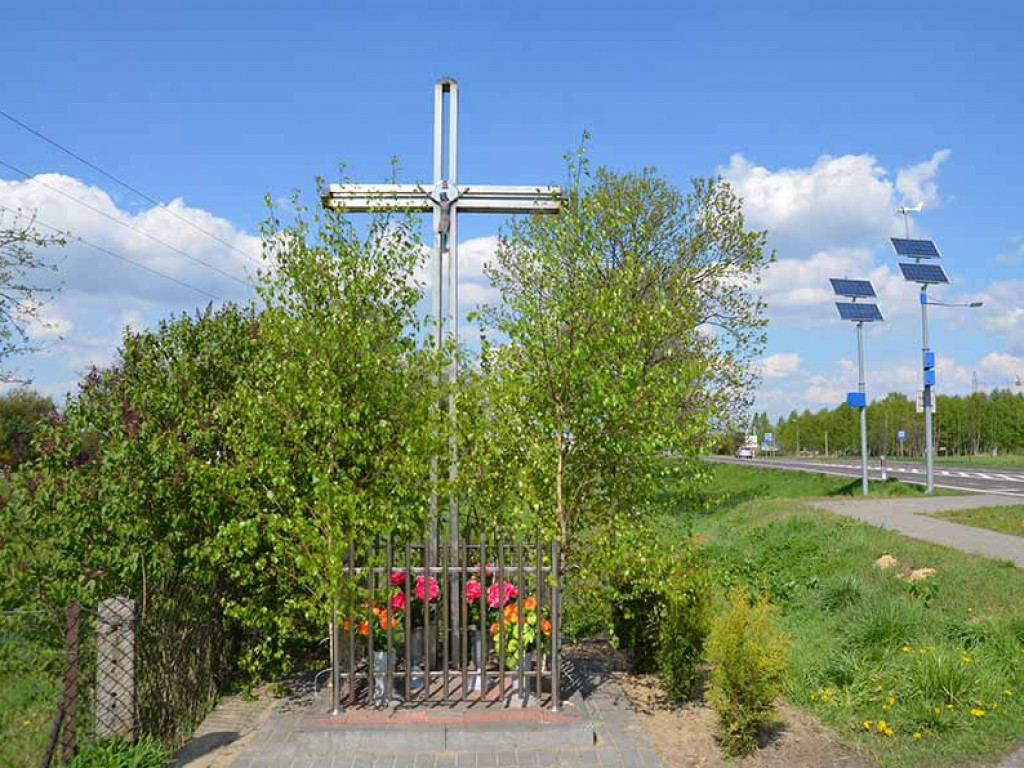 Uroczystość poswięcenia pól w Białej