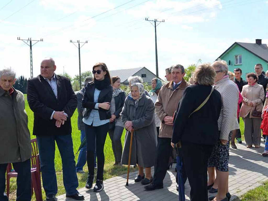 Uroczystość poswięcenia pól w Białej
