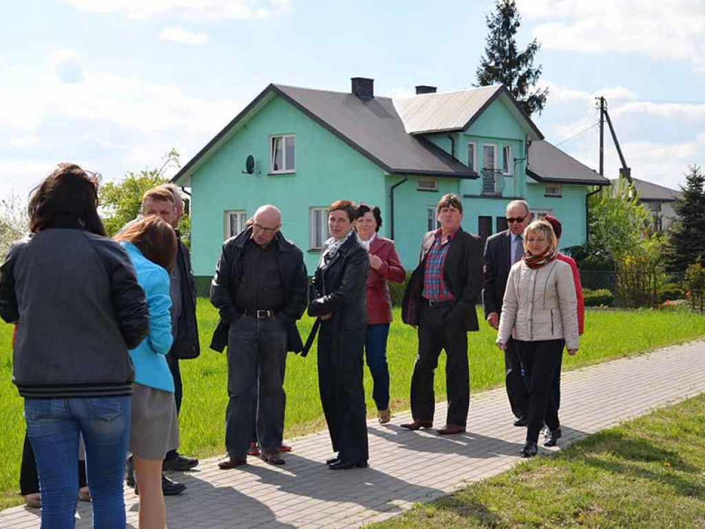 Uroczystość poswięcenia pól w Białej
