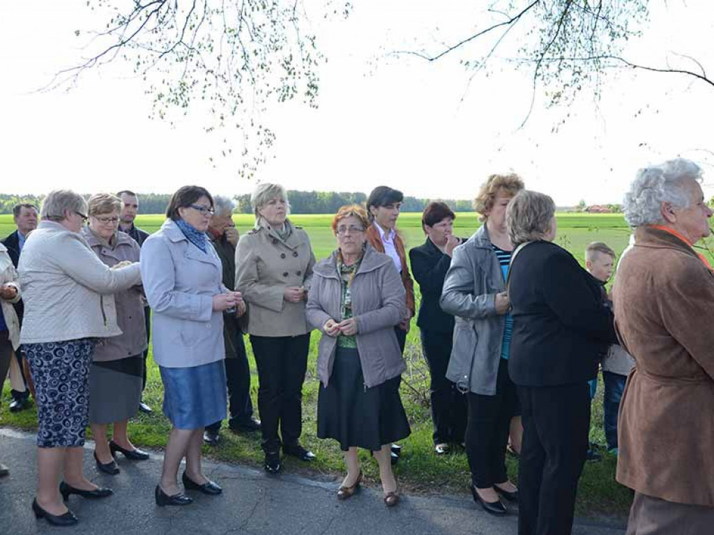 Uroczystość poswięcenia pól w Białej