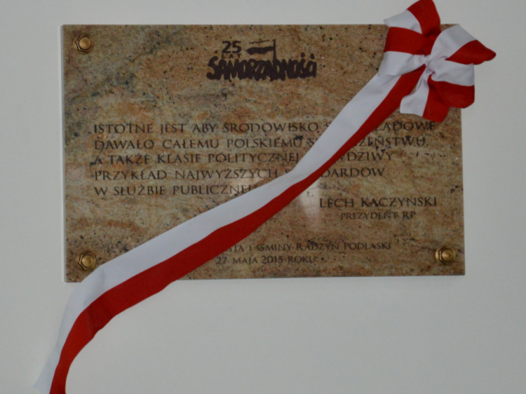 Odsłonięcie i poświęcenie tablicy 
