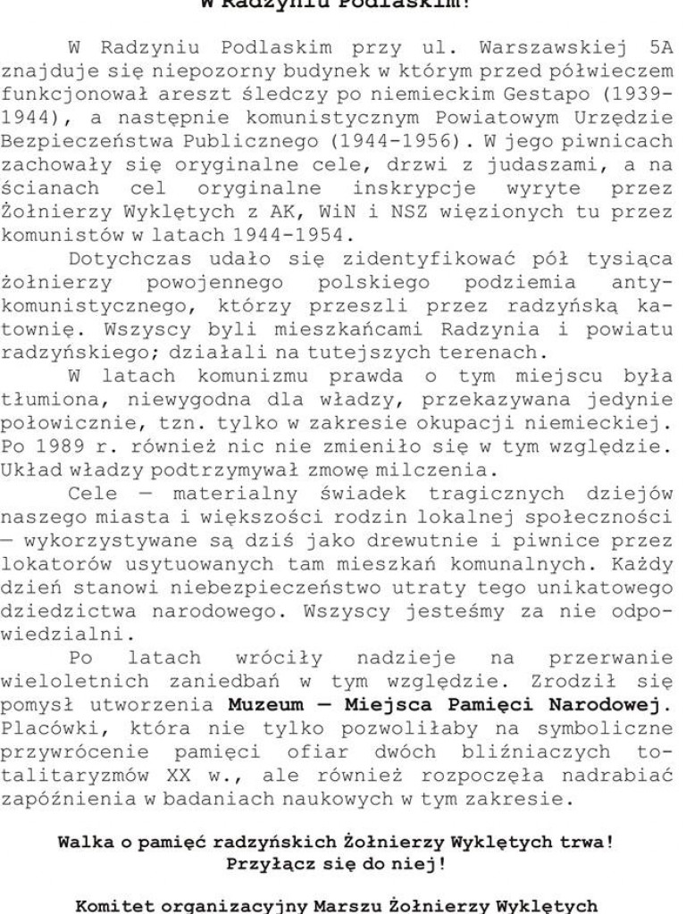 Tysiąc osób za Muzeum