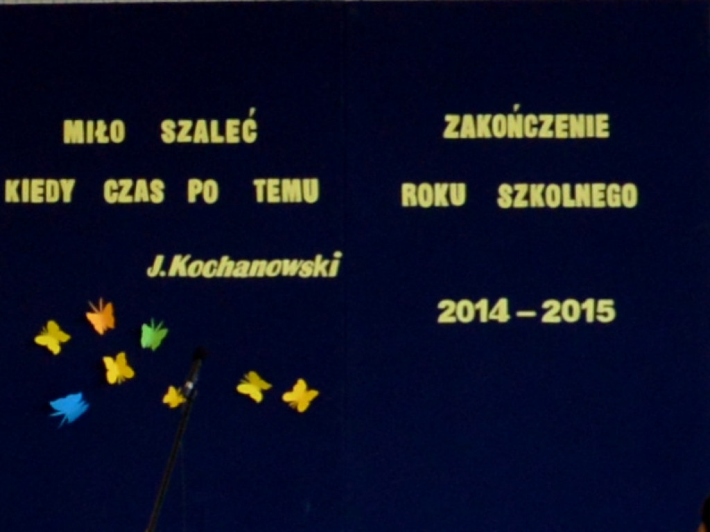Zakończenie roku szkolnego w I Liceum Ogólnokształcącym - FOTORELACJA