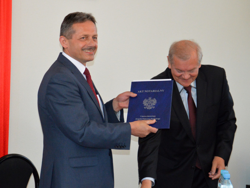 Przekazanie Pałacu Potockich miastu