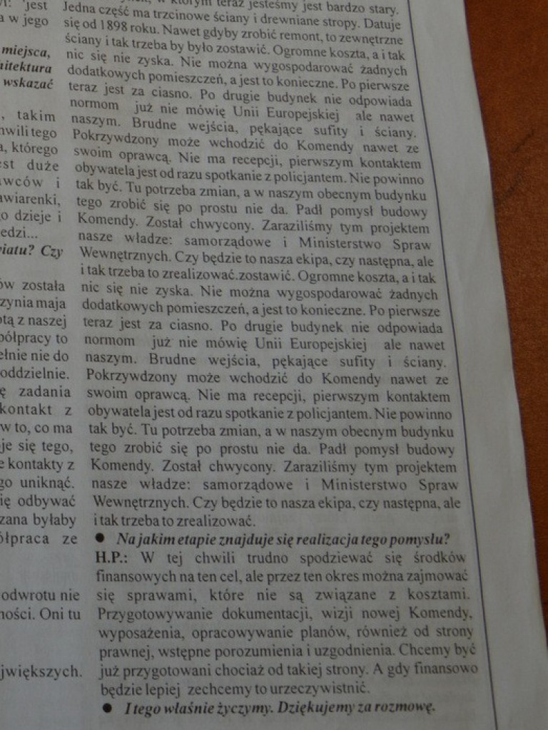 Pierwszy numer WSPÓLNOTY POWIATOWEJ - grudzień 2001
