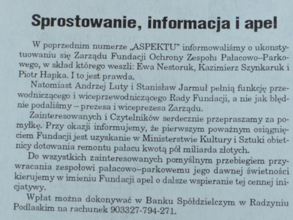 ASPEKT - Radzyński Magazyn Społeczno-Kulturalny