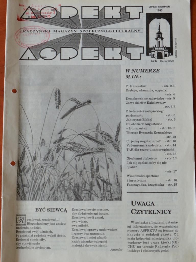 ASPEKT - Radzyński Magazyn Społeczno-Kulturalny