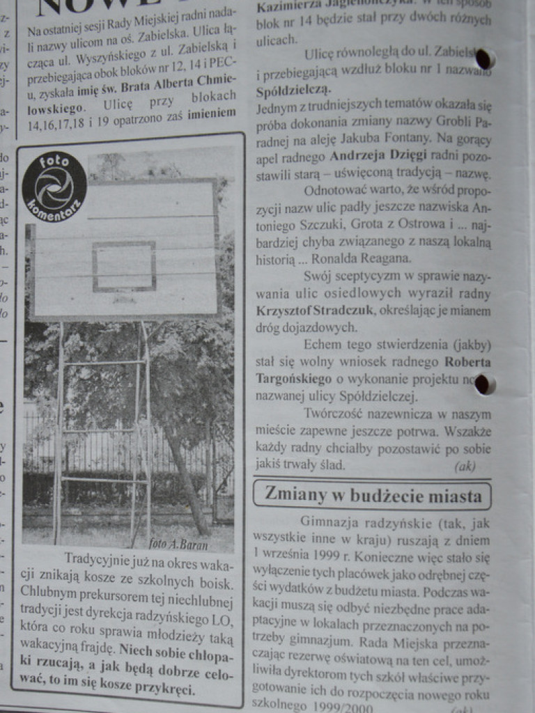 Historia odległa i bliższa, czyli z lokalnej prasy