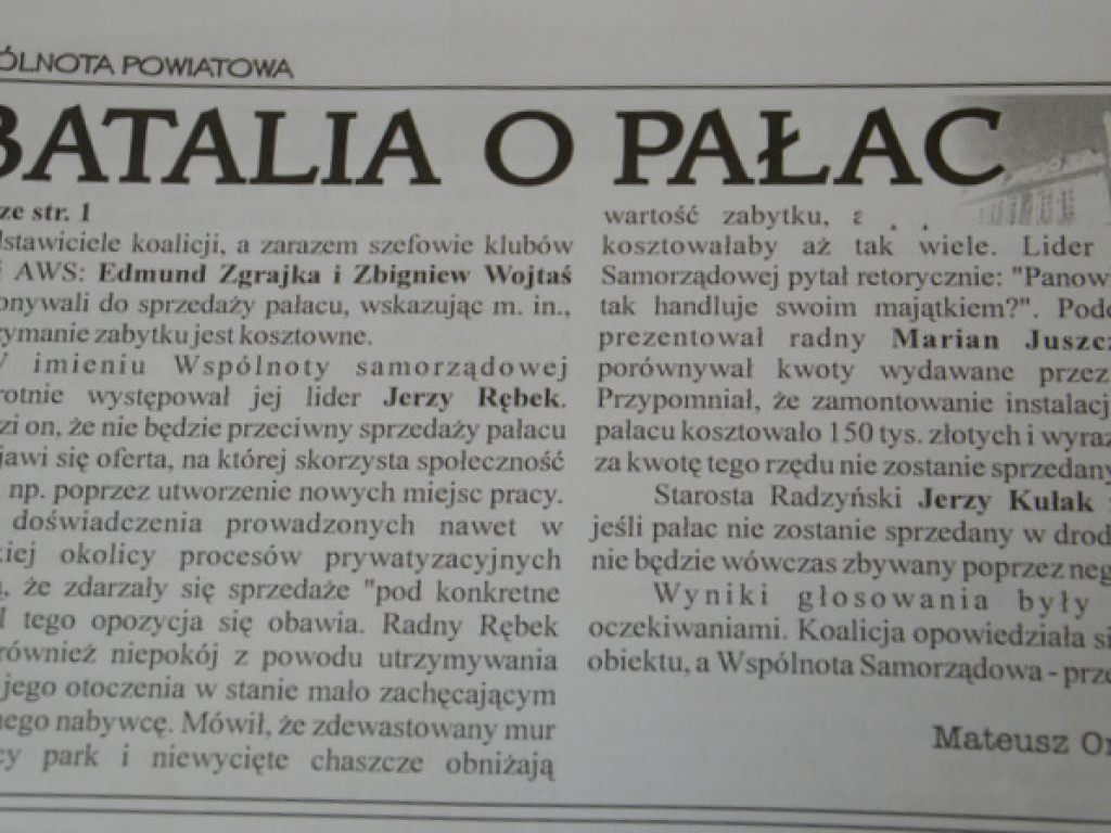 Przeglądając dawną 