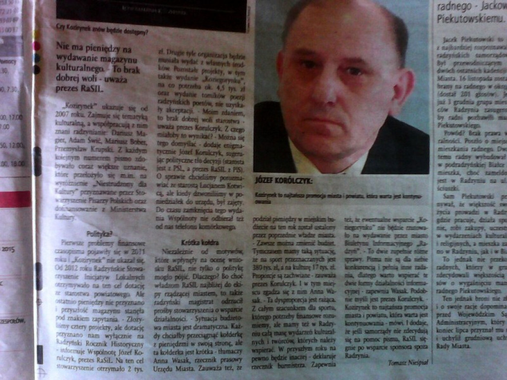 Z lokalnej prasy