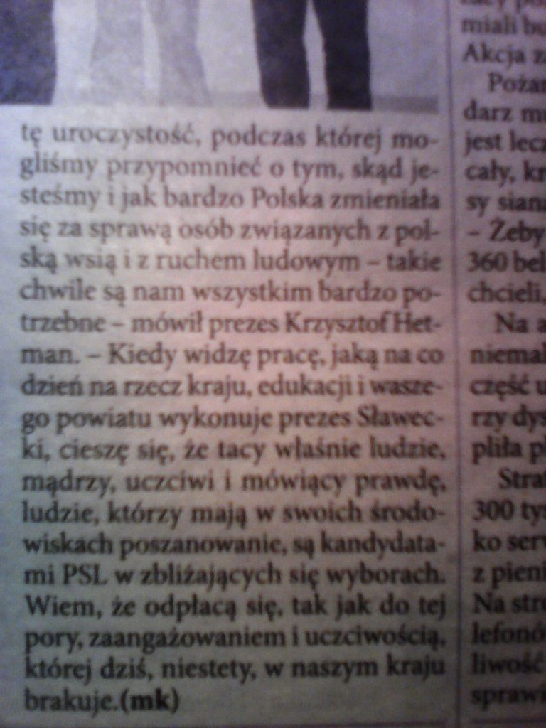 Z lokalnej prasy