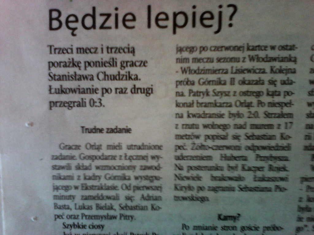 Z lokalnej prasy