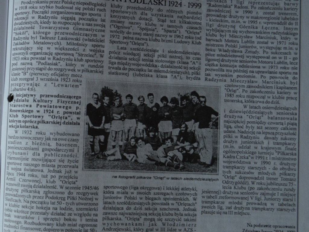 Z archiwum Grota - Radzyń wkracza w nowe milenium