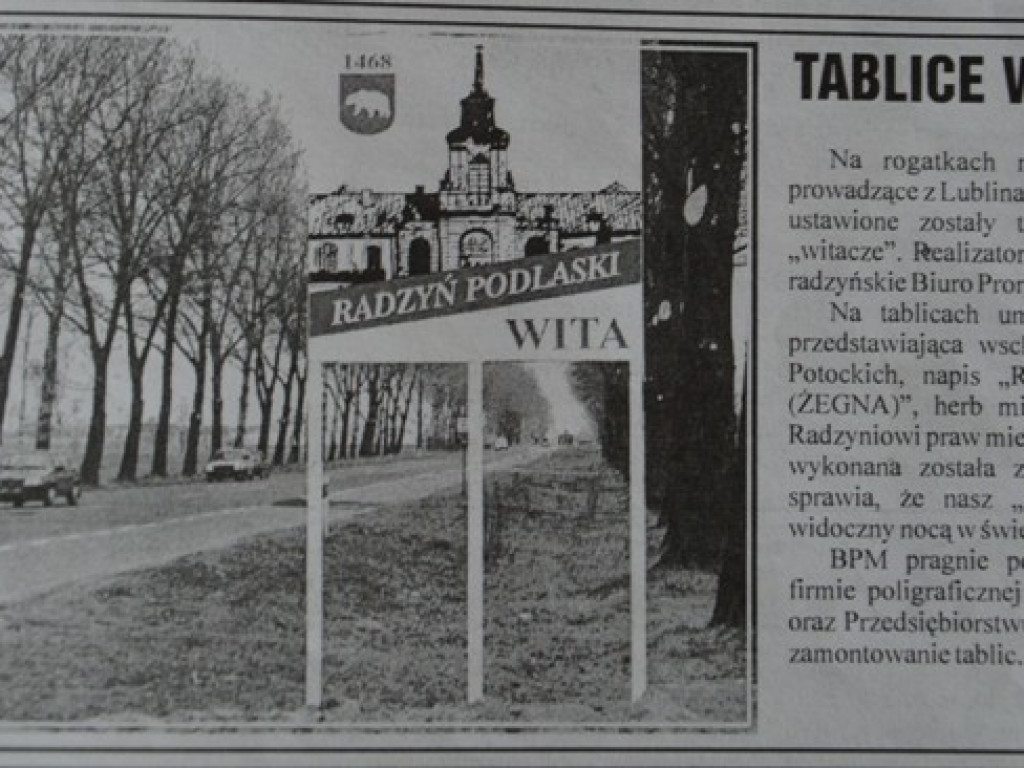 Z archiwum Grota - Radzyń wkracza w nowe milenium