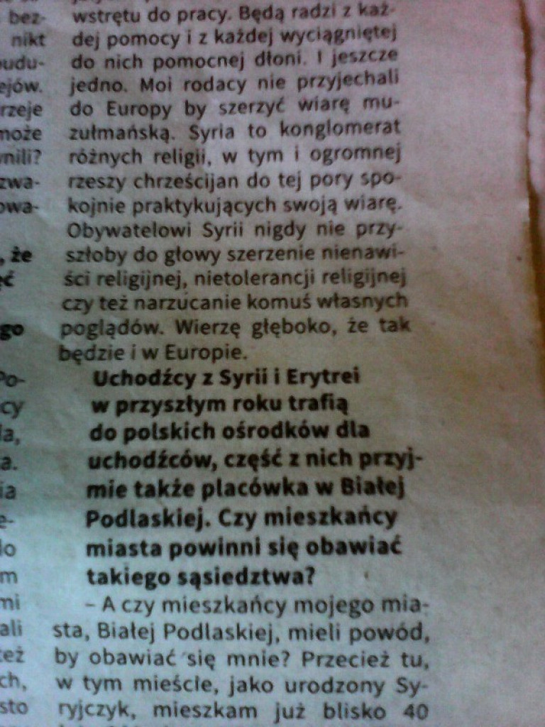 Z lokalnej prasy, czyli głosy rozsądku