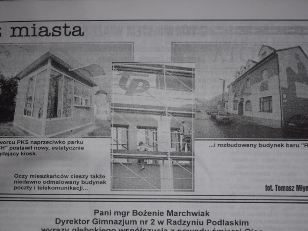 Koniec roku 2000 w radzyńskim 