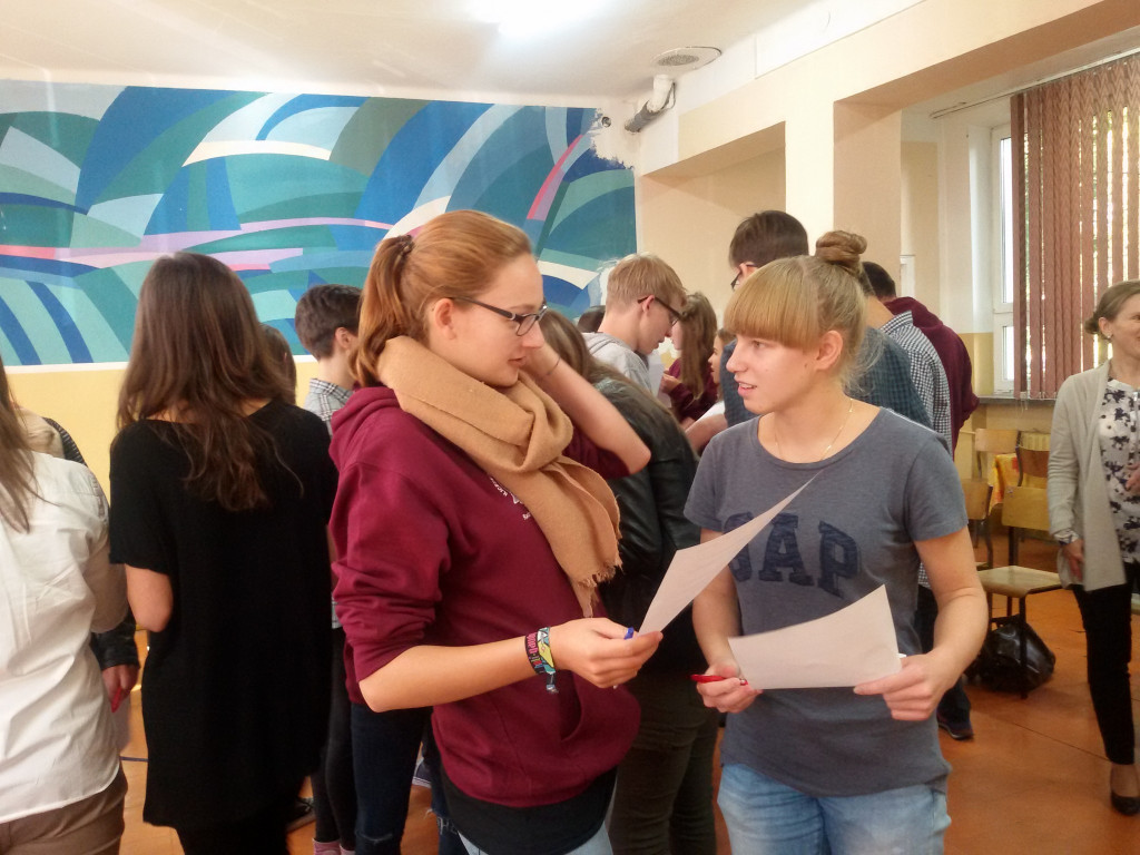 Młodzież z gimnazjum im. Ottona Hahna w Tuttlingen  z wizytą w radzyńskim I LO