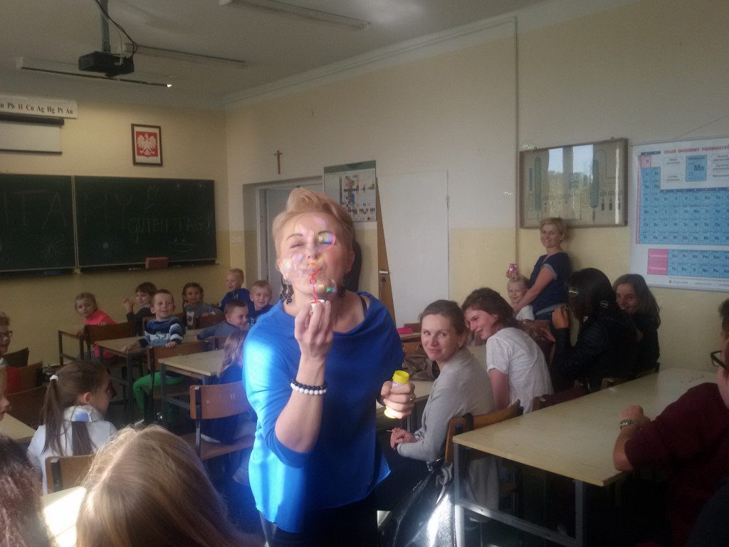 Młodzież z gimnazjum im. Ottona Hahna w Tuttlingen  z wizytą w radzyńskim I LO