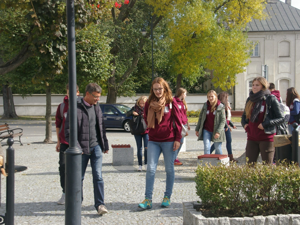 Młodzież z gimnazjum im. Ottona Hahna w Tuttlingen  z wizytą w radzyńskim I LO
