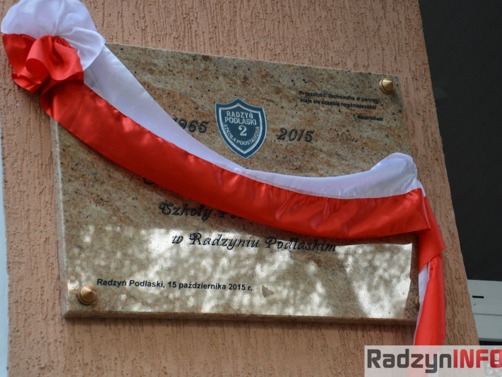 Jubileusz 50-lecia Szkoły Podstawowej Nr 2 w Radzyniu Podlaskim