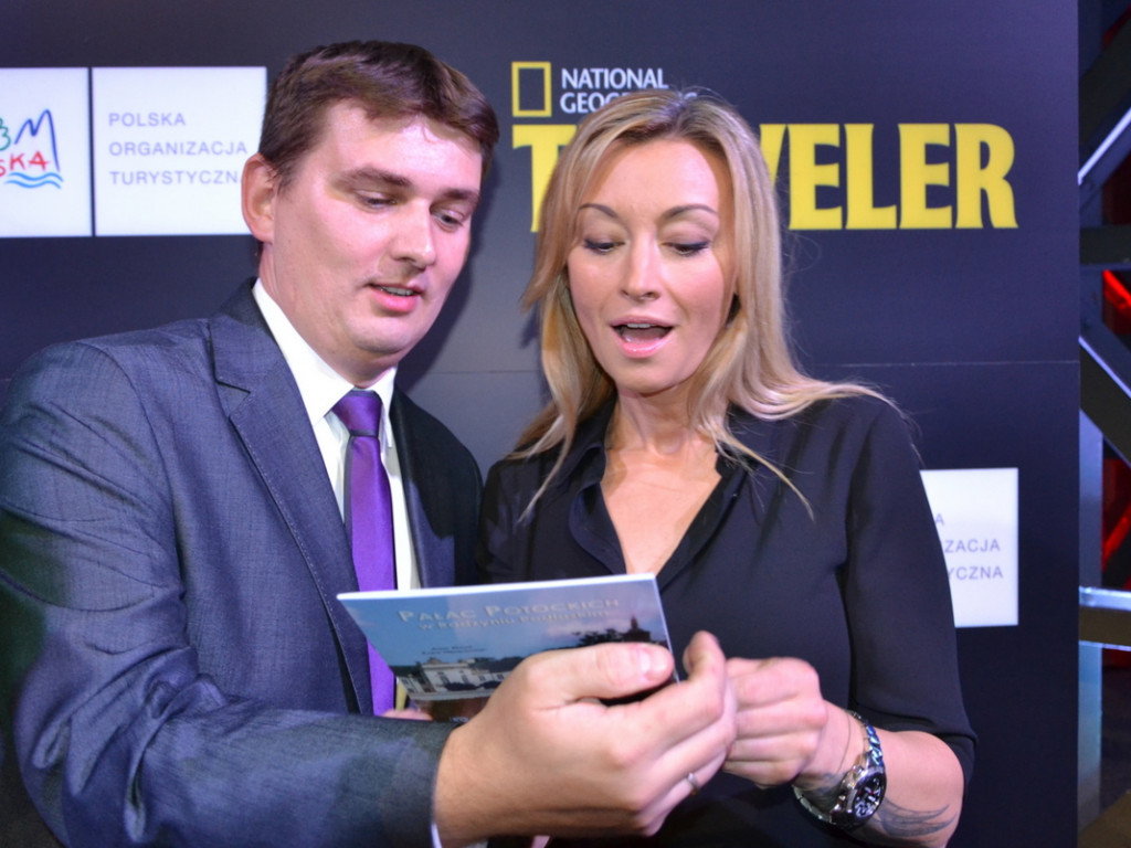 Konferencja prasowa burmistrza Jerzego Rębka ws. pałacu Potockich