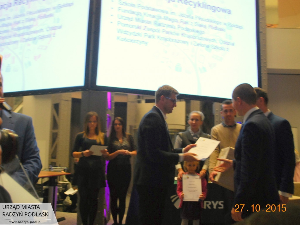 Miasto Radzyń Mistrzem Edukacji Recyklingowej