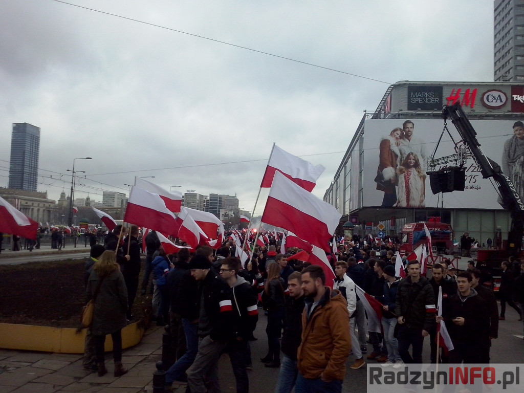 Relacja z radzyńskiego wyjazdu na Marsz Niepodległości