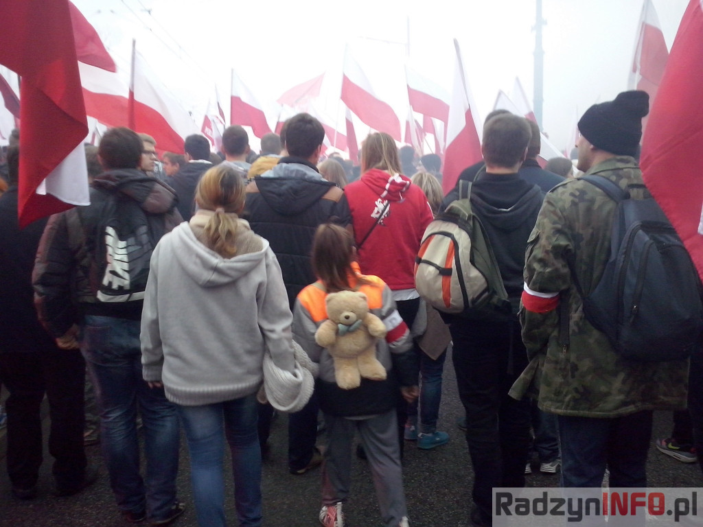 Relacja z radzyńskiego wyjazdu na Marsz Niepodległości