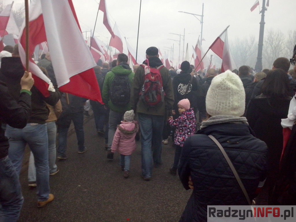 Relacja z radzyńskiego wyjazdu na Marsz Niepodległości