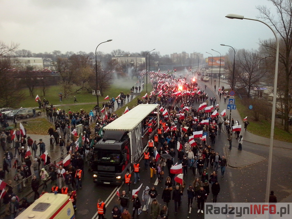 Relacja z radzyńskiego wyjazdu na Marsz Niepodległości