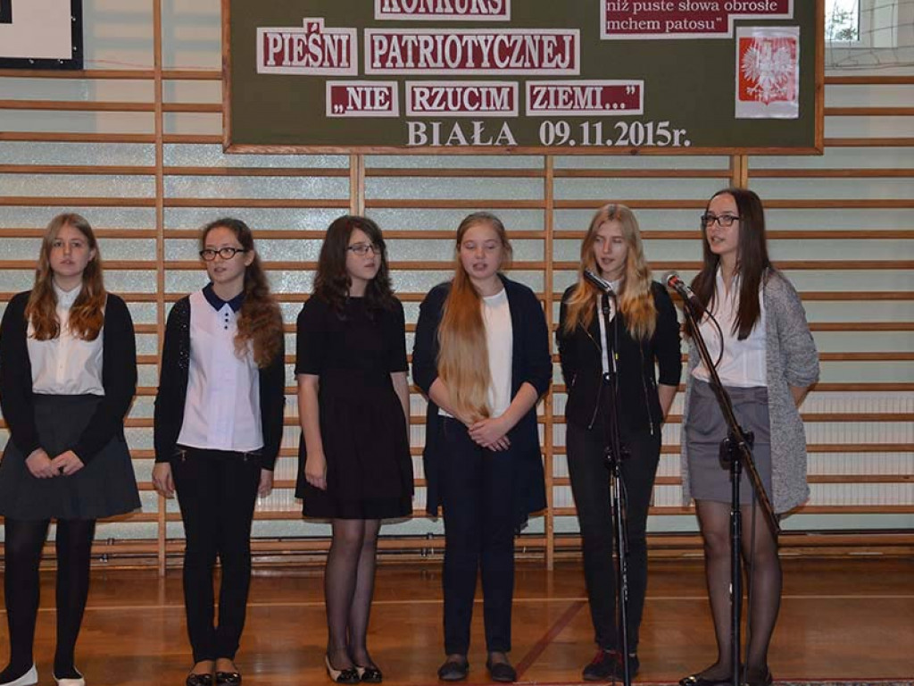 Fotorelacja z IV miejsko-gminnego konkursu pieśni patriotycznej