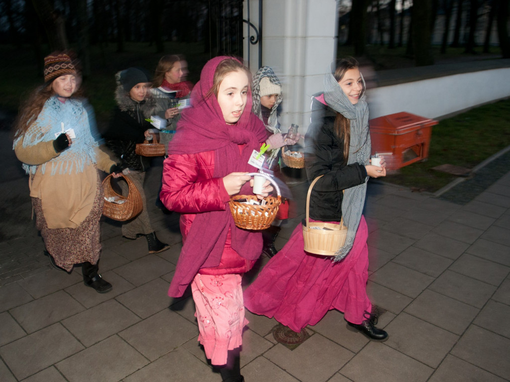 Dziewczynki z zapałkami na ulicach Radzynia