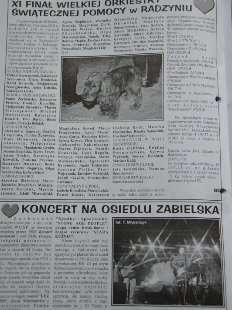 Rok 2003 na łamach 
