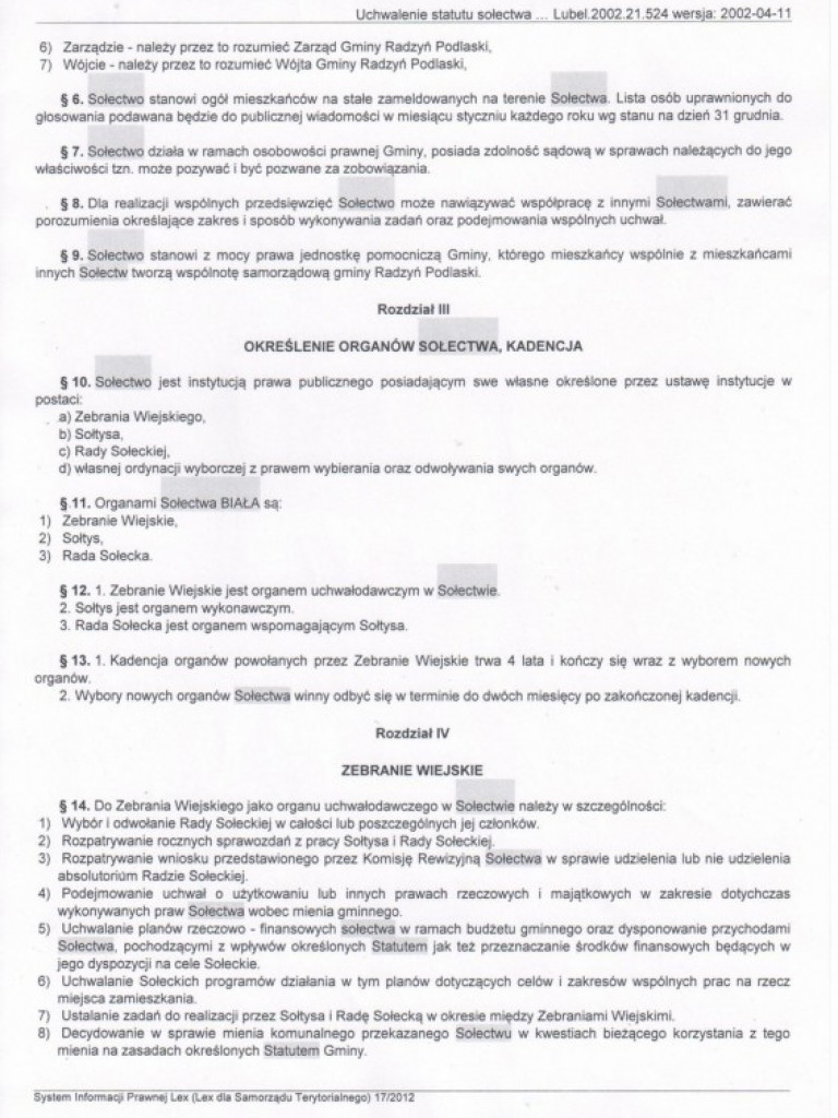 Wieści gminne