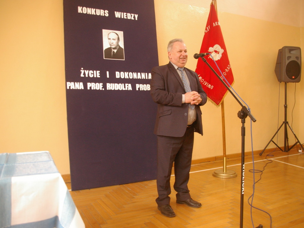 Konkurs Wiedzy o Życiu i Dokonaniach Pana Profesora Rudolfa Probsta