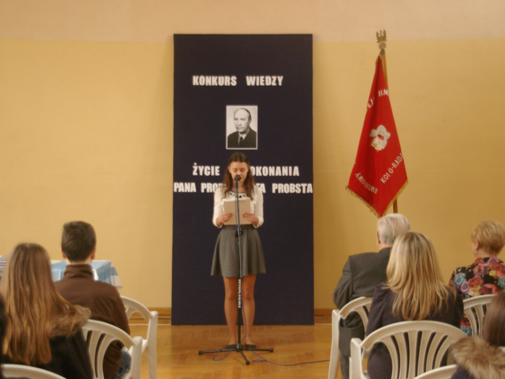 Konkurs Wiedzy o Życiu i Dokonaniach Pana Profesora Rudolfa Probsta