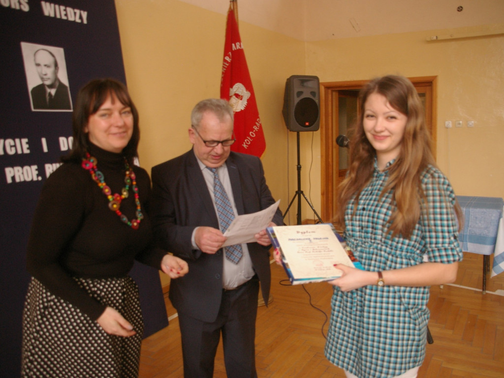 Konkurs Wiedzy o Życiu i Dokonaniach Pana Profesora Rudolfa Probsta