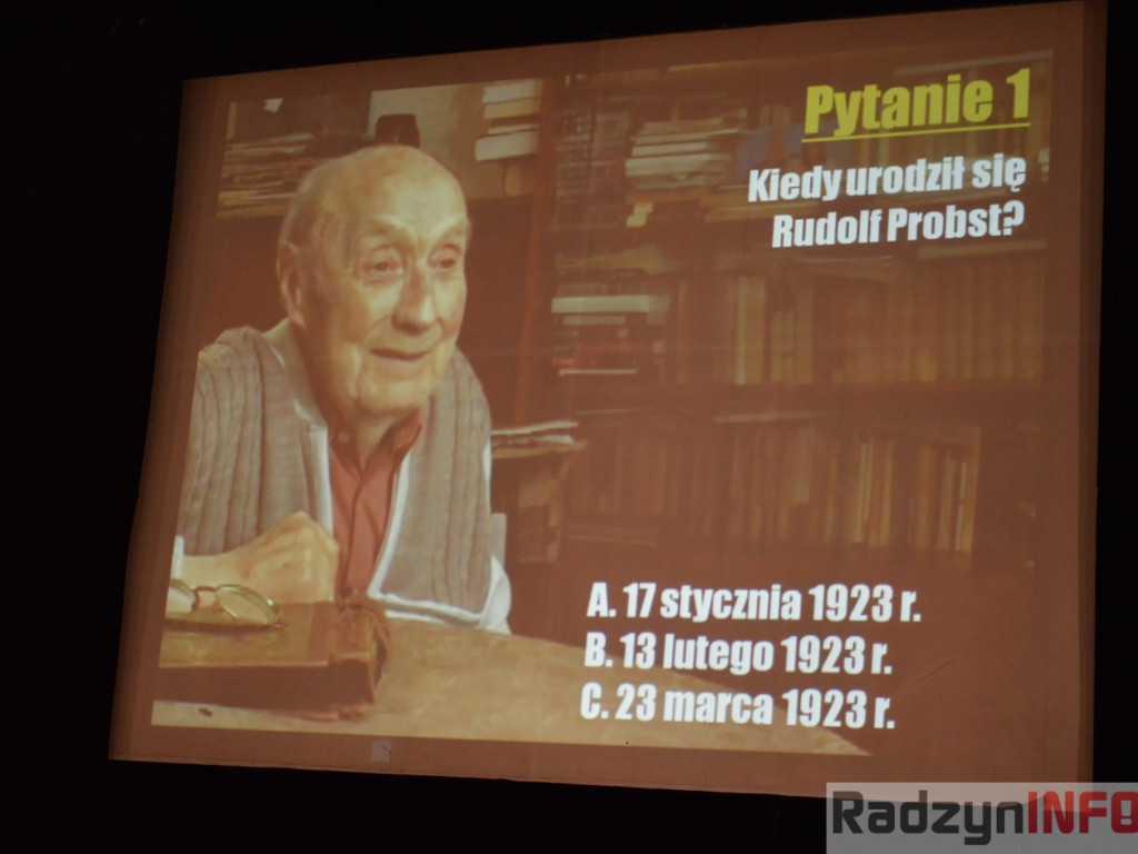 Młodzież uczciła pamięć Rudolfa Probsta