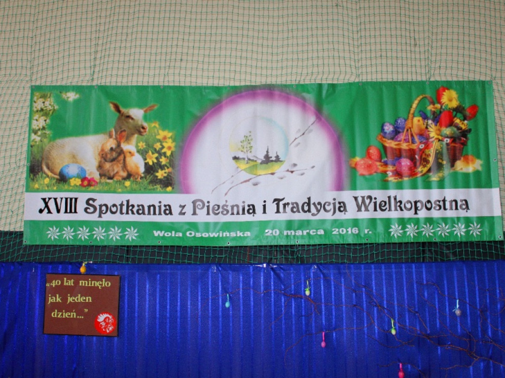 XVIII Spotkania z Pieśnią i Tradycją Wielkopostną