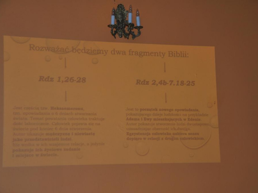 Krąg Biblijny w sanktuarium MBNP