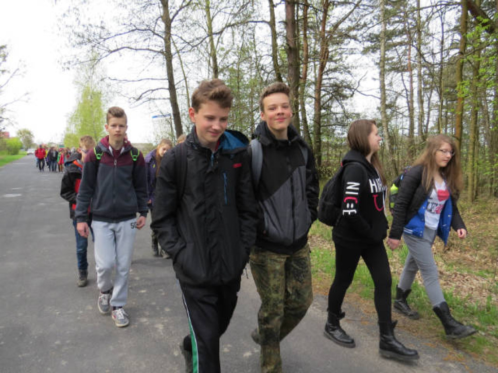 SKKT z Gimnazjum Nr 2 na XXIII Wiosennych Marszach na Orientację 