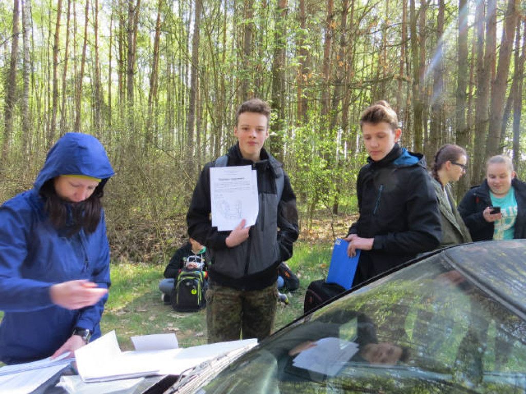 SKKT z Gimnazjum Nr 2 na XXIII Wiosennych Marszach na Orientację 