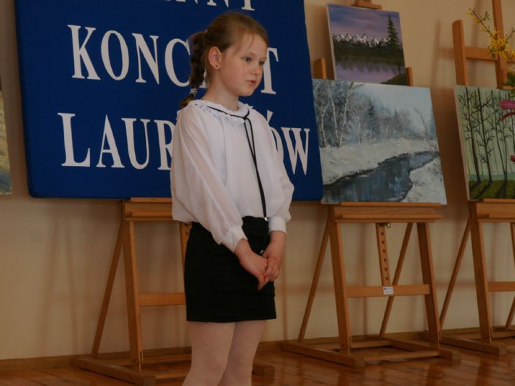 Laureaci Eliminacji Gminnych XXXV  Małego Konkursu Recytatorskiego