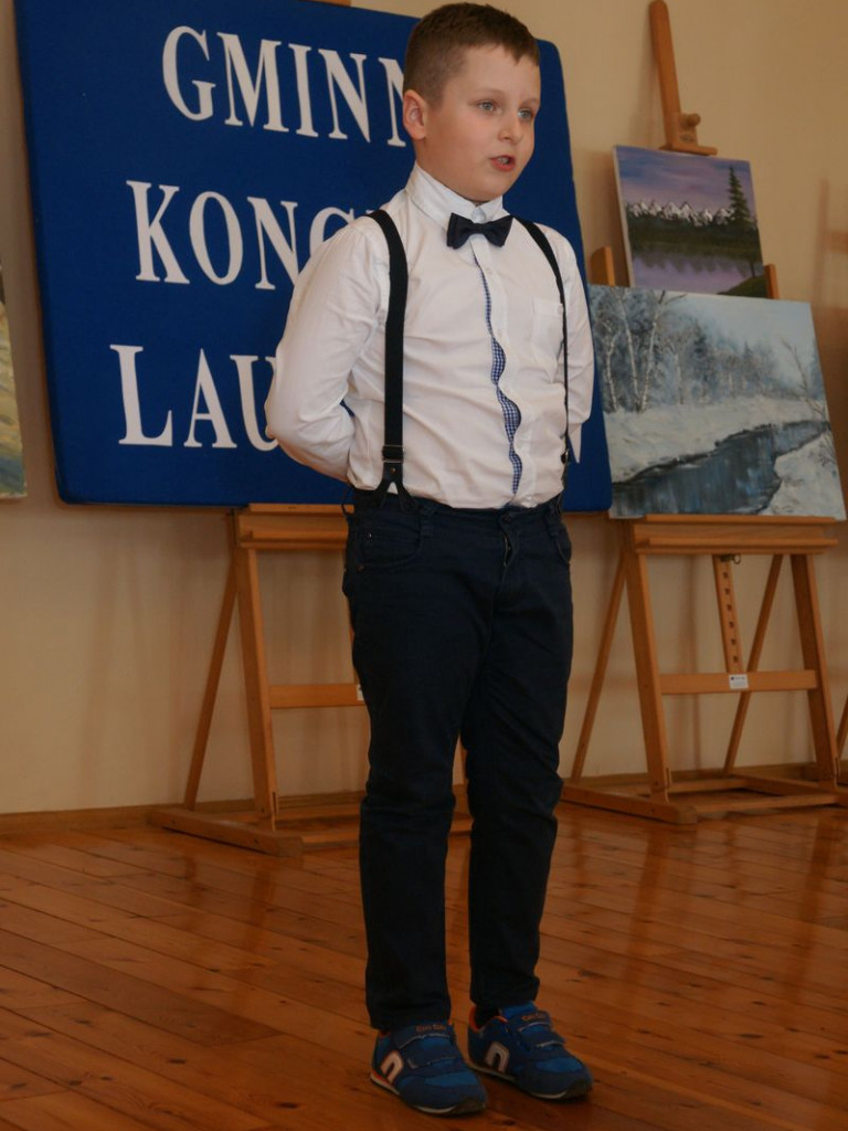 Laureaci Eliminacji Gminnych XXXV  Małego Konkursu Recytatorskiego