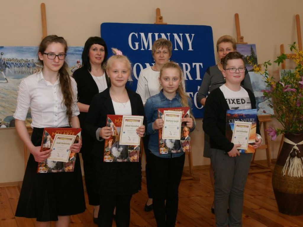 Laureaci Eliminacji Gminnych XXXV  Małego Konkursu Recytatorskiego