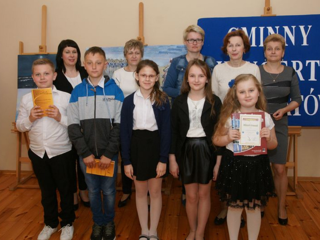 Laureaci Eliminacji Gminnych XXXV  Małego Konkursu Recytatorskiego