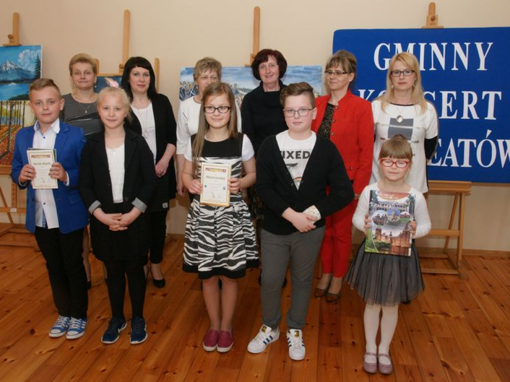 Laureaci Eliminacji Gminnych XXXV  Małego Konkursu Recytatorskiego