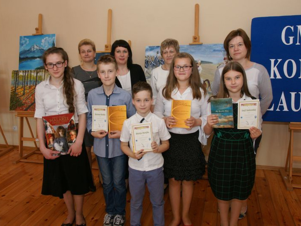 Laureaci Eliminacji Gminnych XXXV  Małego Konkursu Recytatorskiego